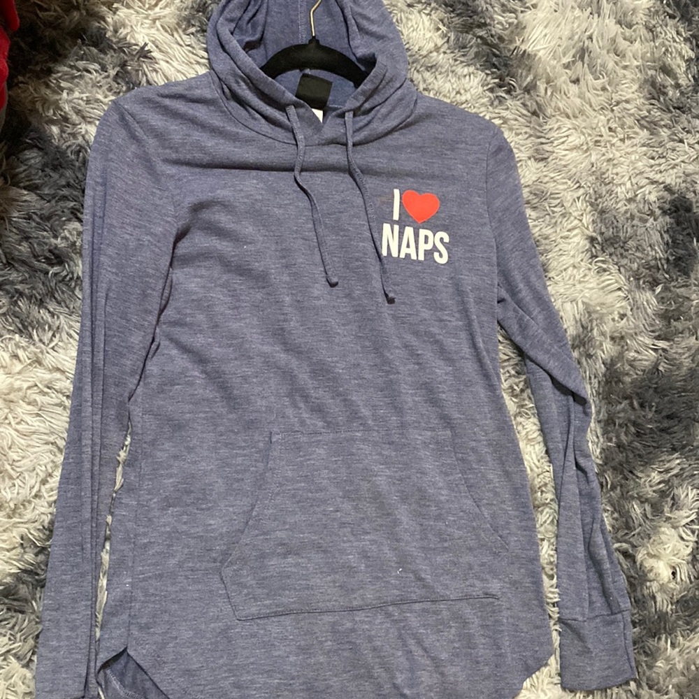 Modern lux medium blue hoodie